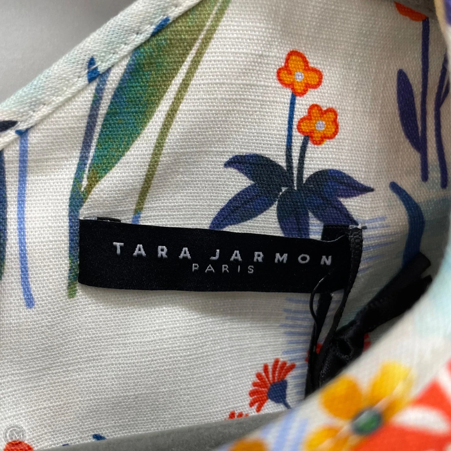 Top Sleeveless By Tara Jarmon In Floral Print, Size: 10