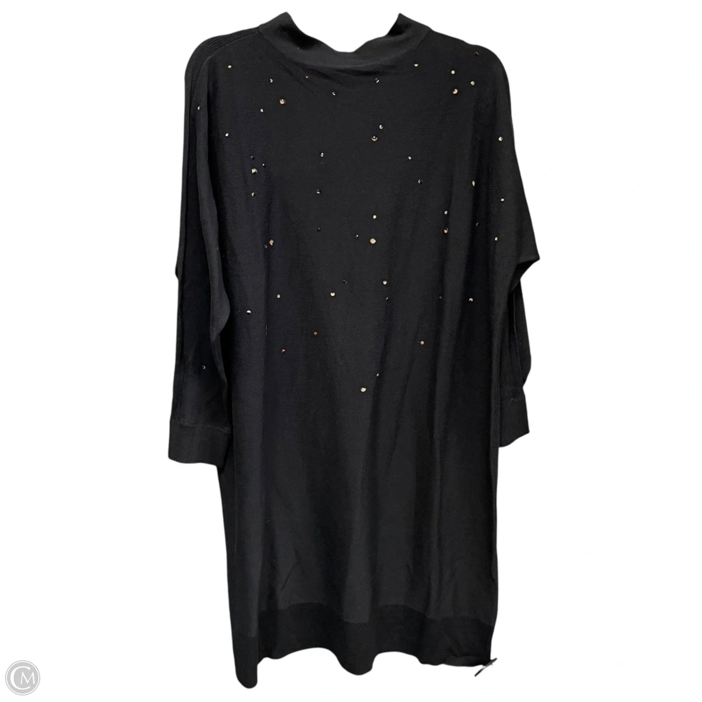 Dress Sweater By Nic + Zoe In Black, Size: L