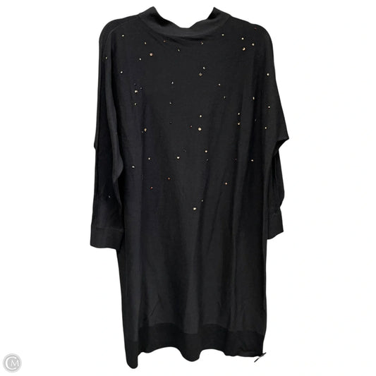 Dress Sweater By Nic + Zoe In Black, Size: L