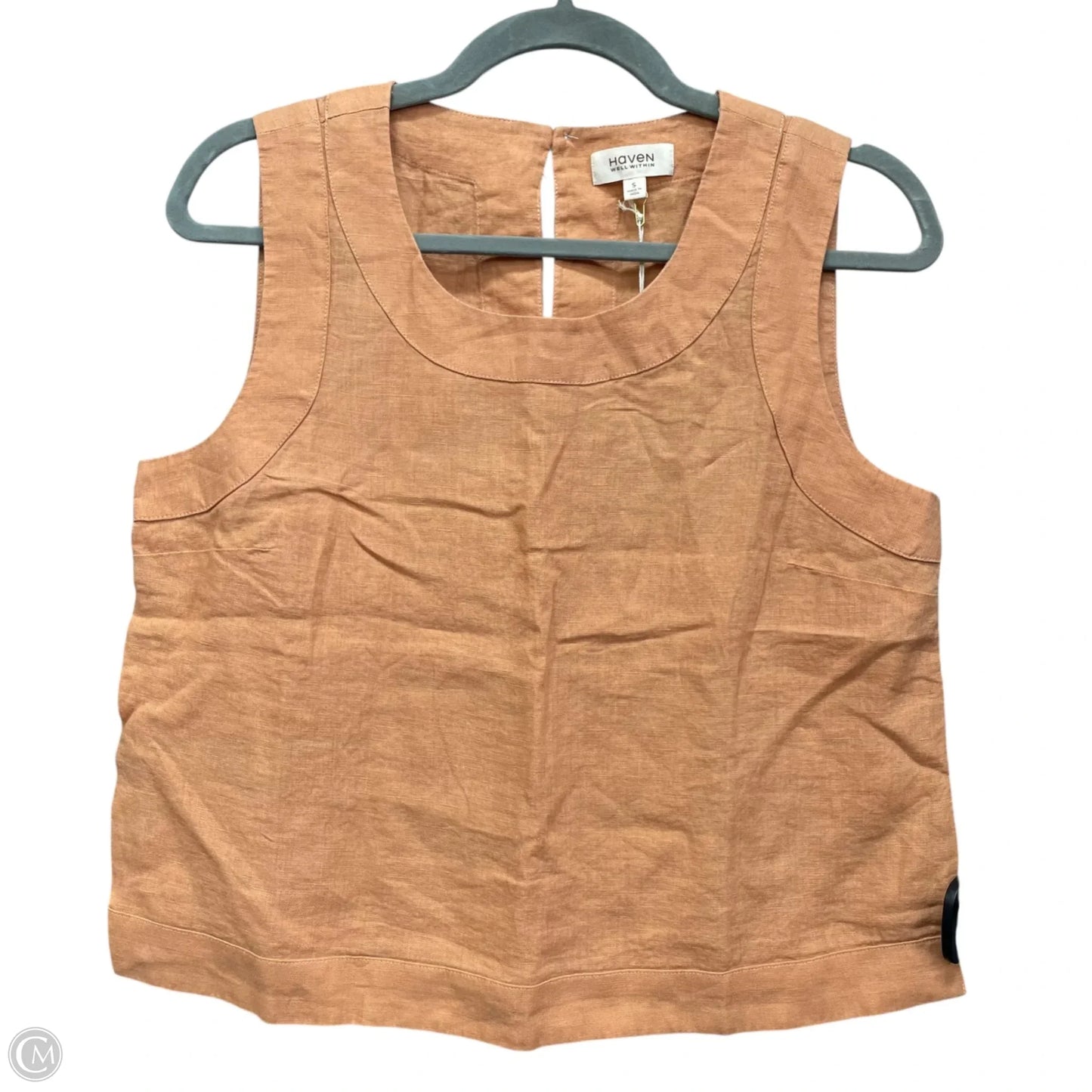 Top Sleeveless By Haven In Orange, Size: S