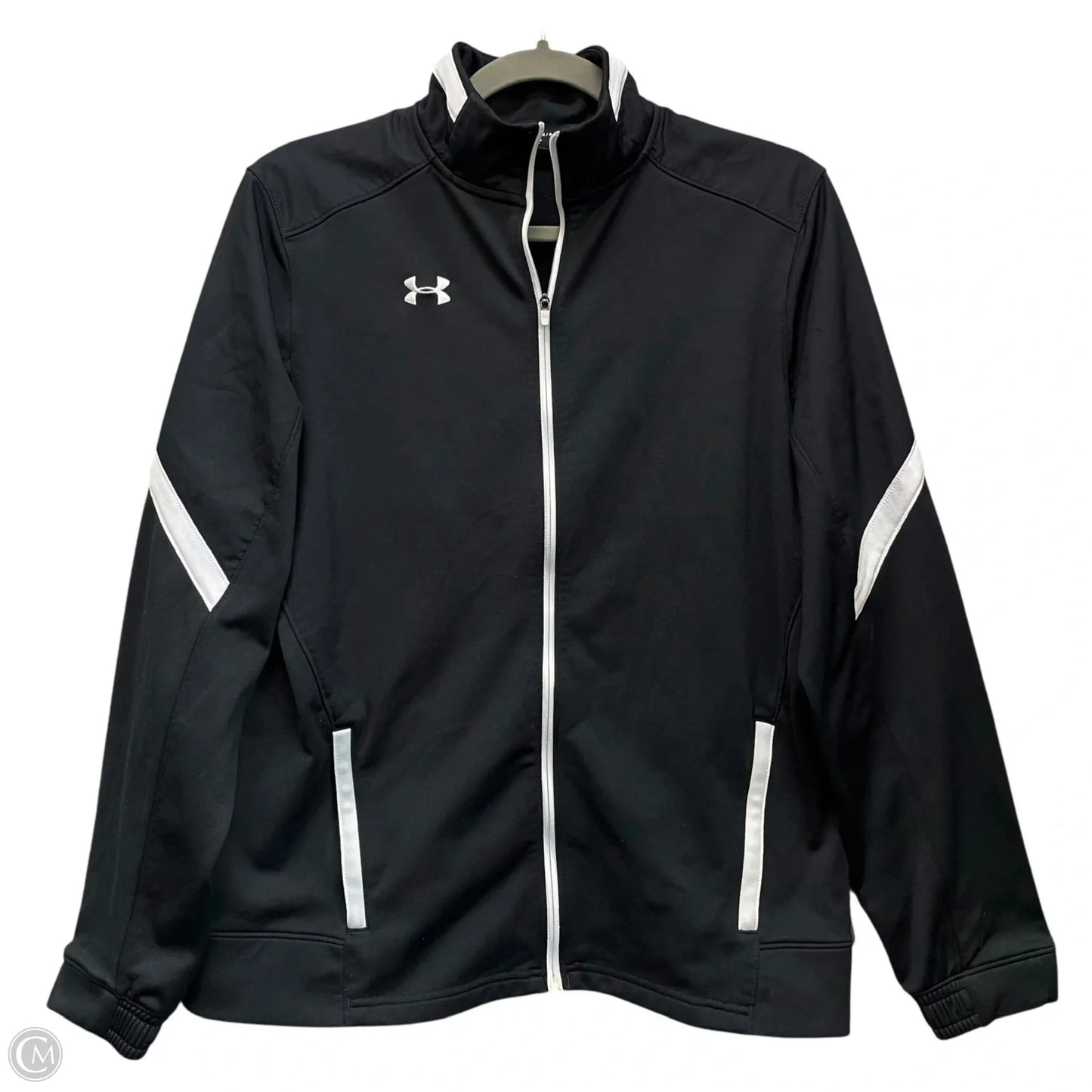 Athletic Jacket By Under Armour In Black, Size: S
