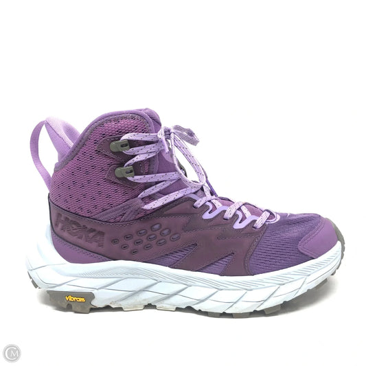 Shoes Athletic By Hoka In Purple, Size: 8