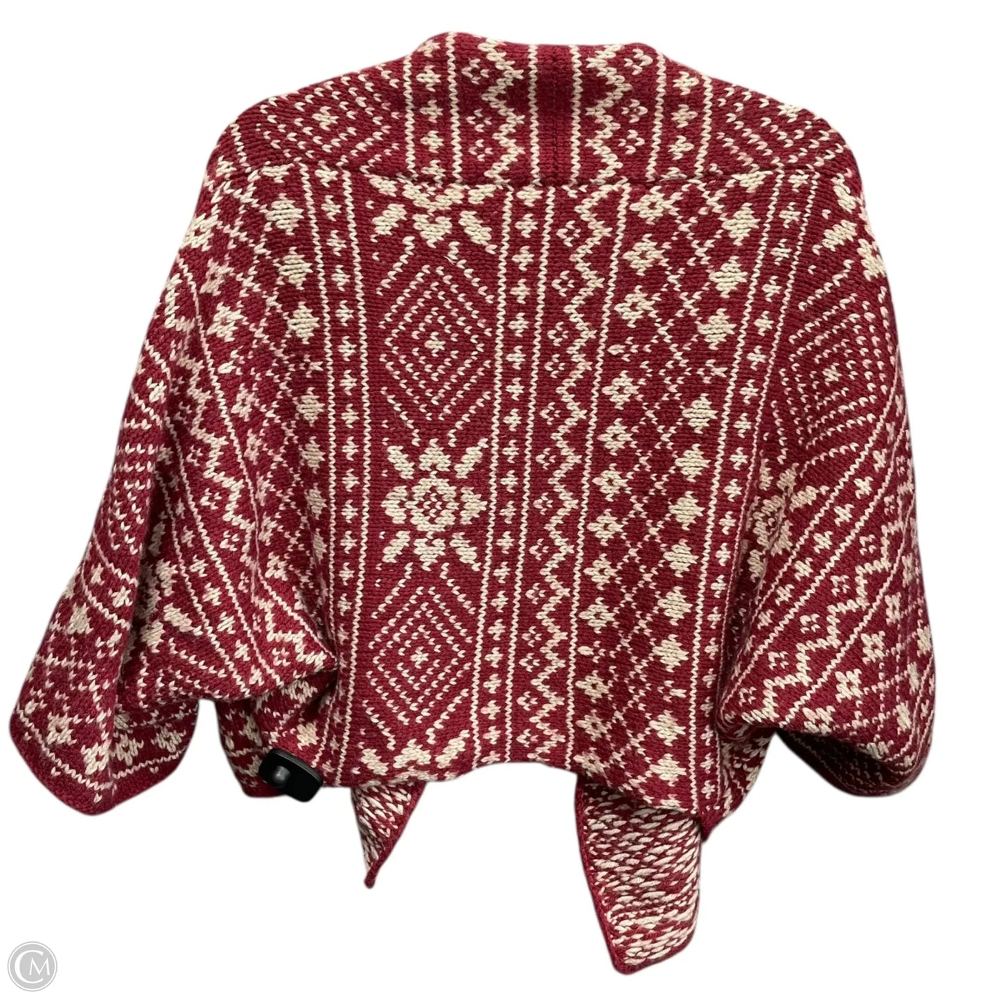 Sweater Cardigan By Cabi In Red, Size: M