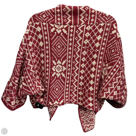 Sweater Cardigan By Cabi In Red, Size: M