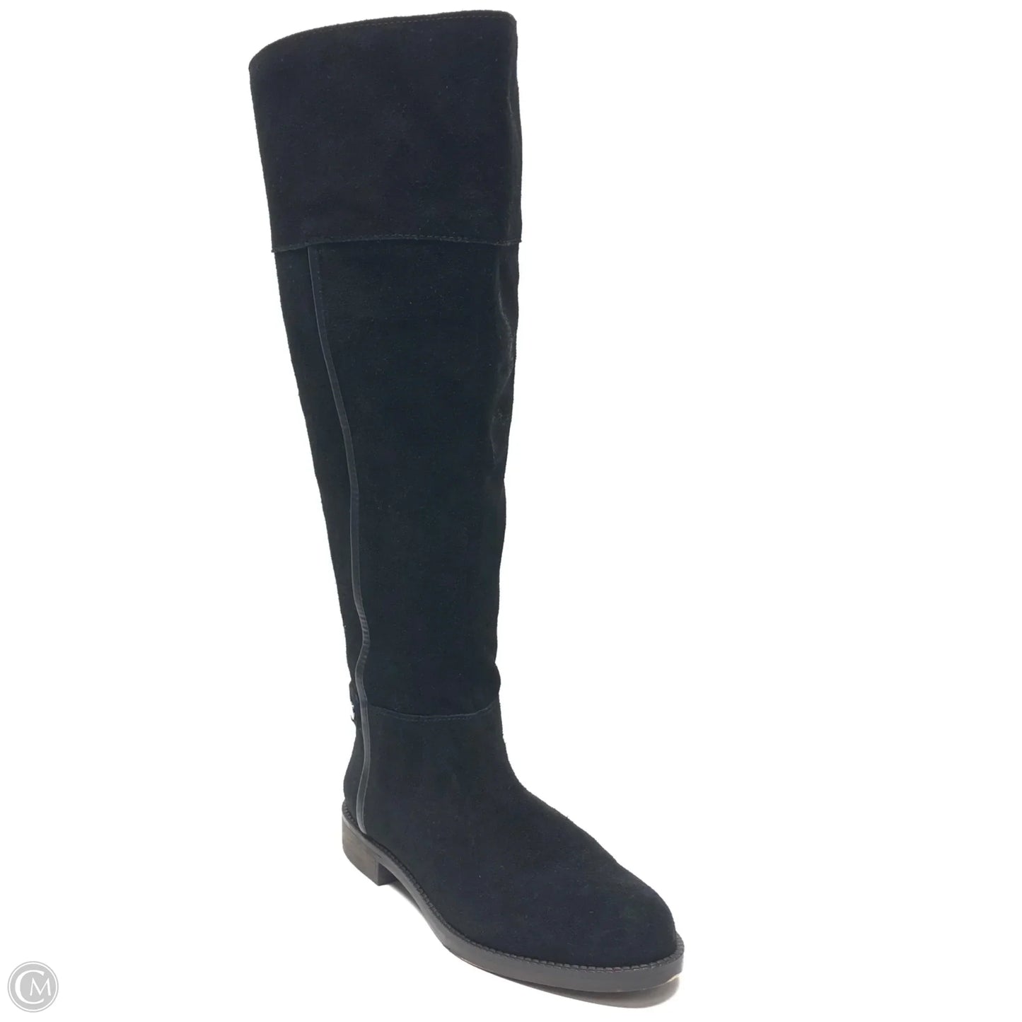 Boots Knee Flats By Franco Sarto In Black, Size: 6