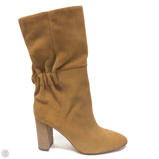 Boots Ankle Heels By Charles By Charles David In Tan, Size: 6.5