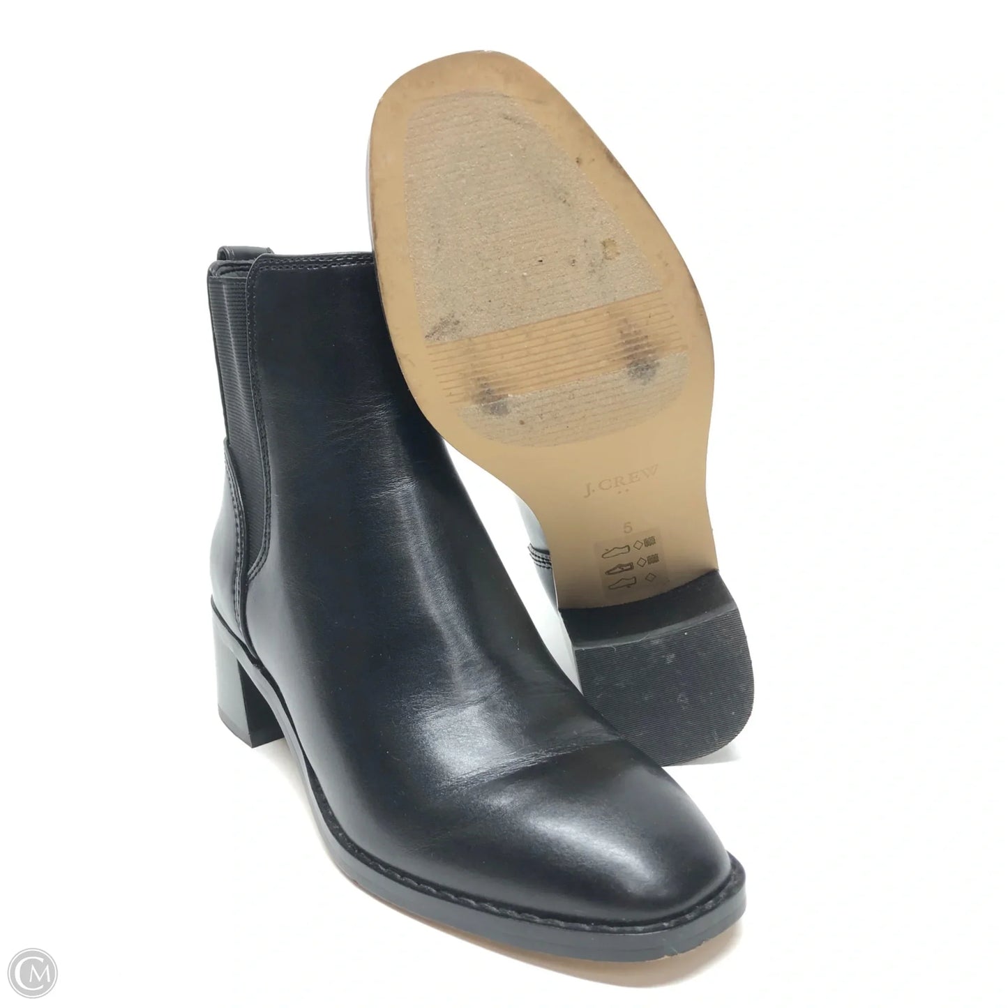 Boots Ankle Heels By J. Crew In Black, Size: 5