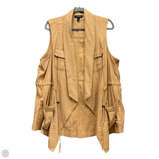 Vest Other By Torrid In Tan, Size: 1x