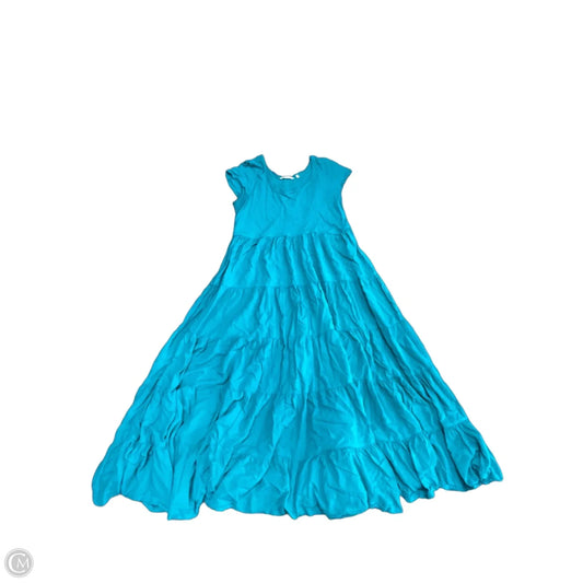 Dress Casual Maxi By Soft Surroundings In Teal, Size: M