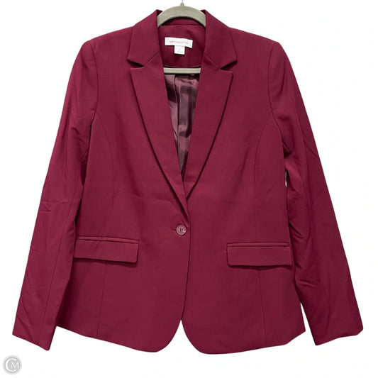 Blazer By Liz Claiborne In Maroon, Size: 6