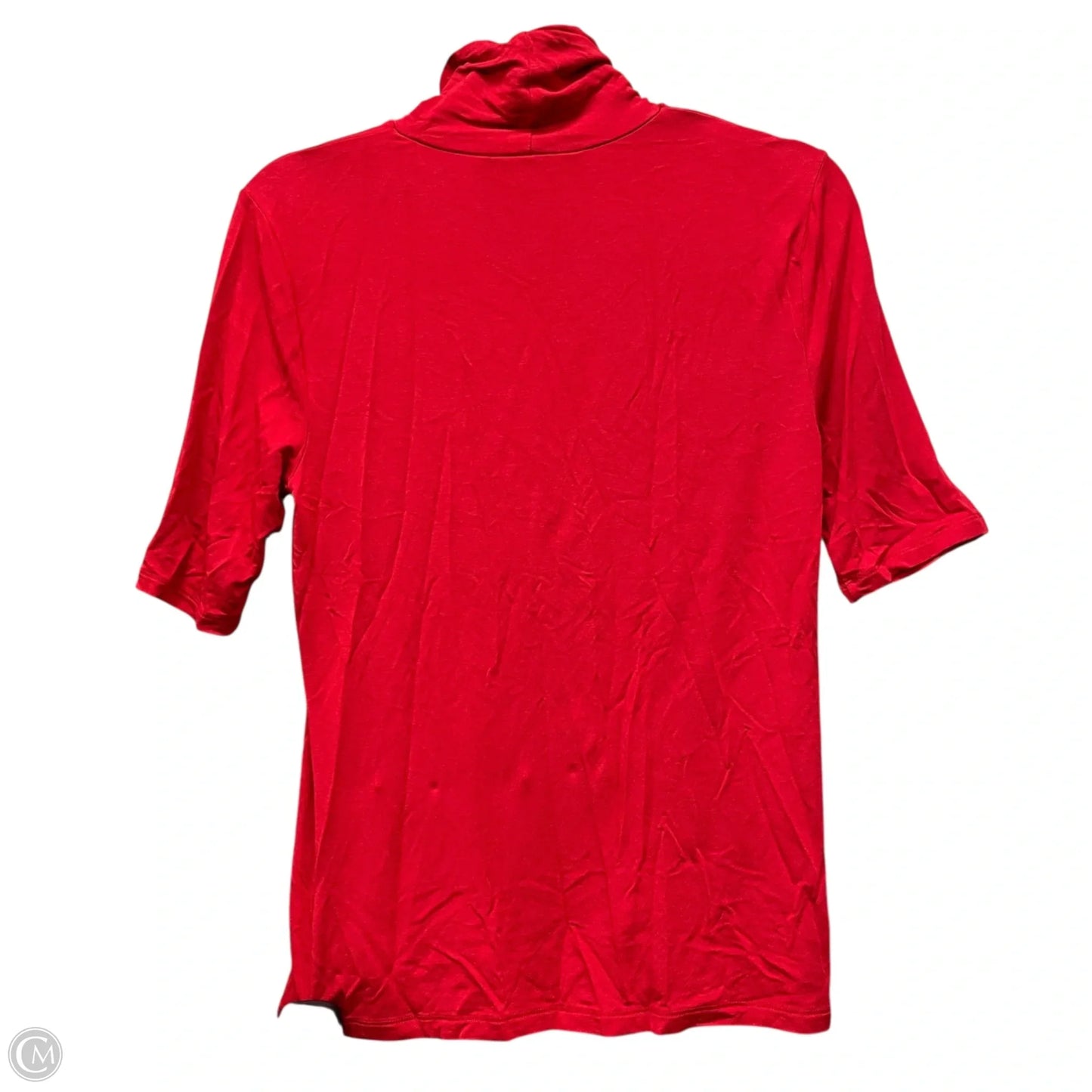 Top Short Sleeve By Lauren By Ralph Lauren In Red, Size: L