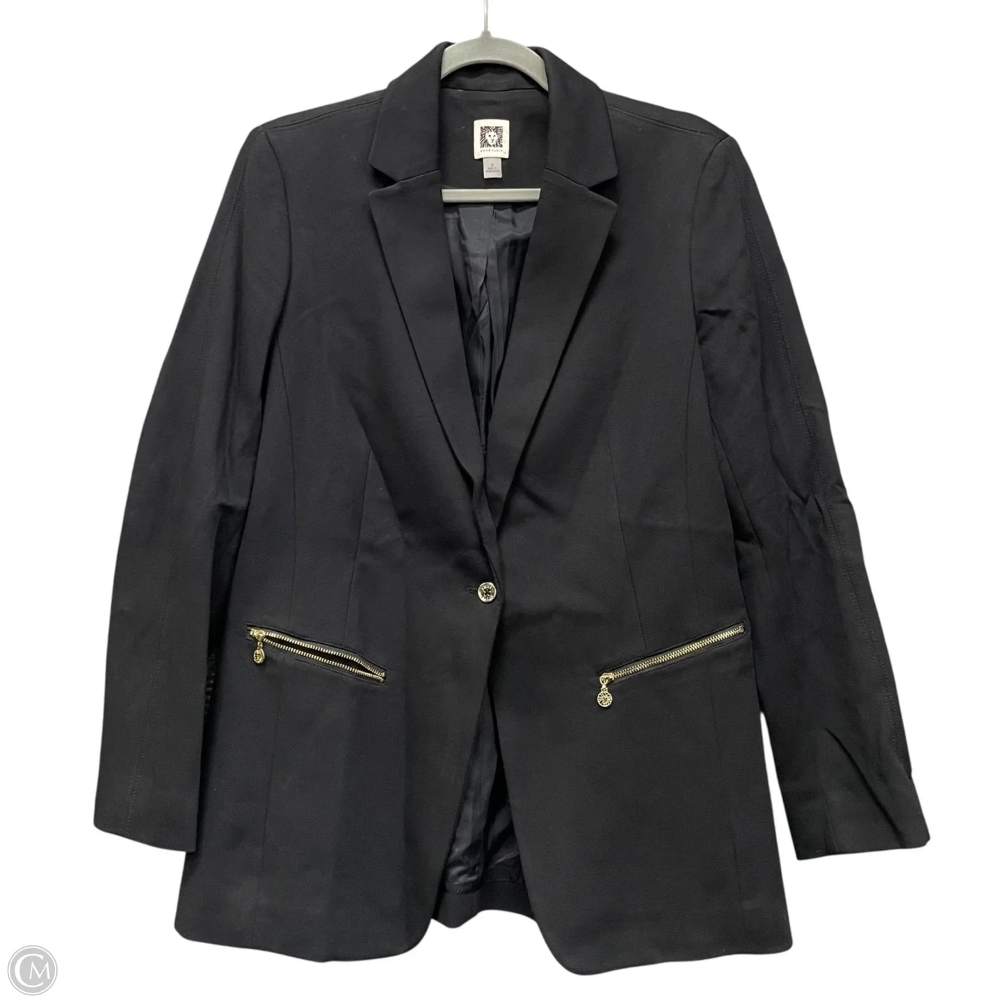 Blazer By Anne Klein In Black, Size: 8