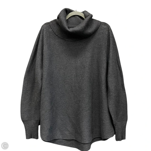 Sweater By Cyrus Knits In Grey, Size: 1x
