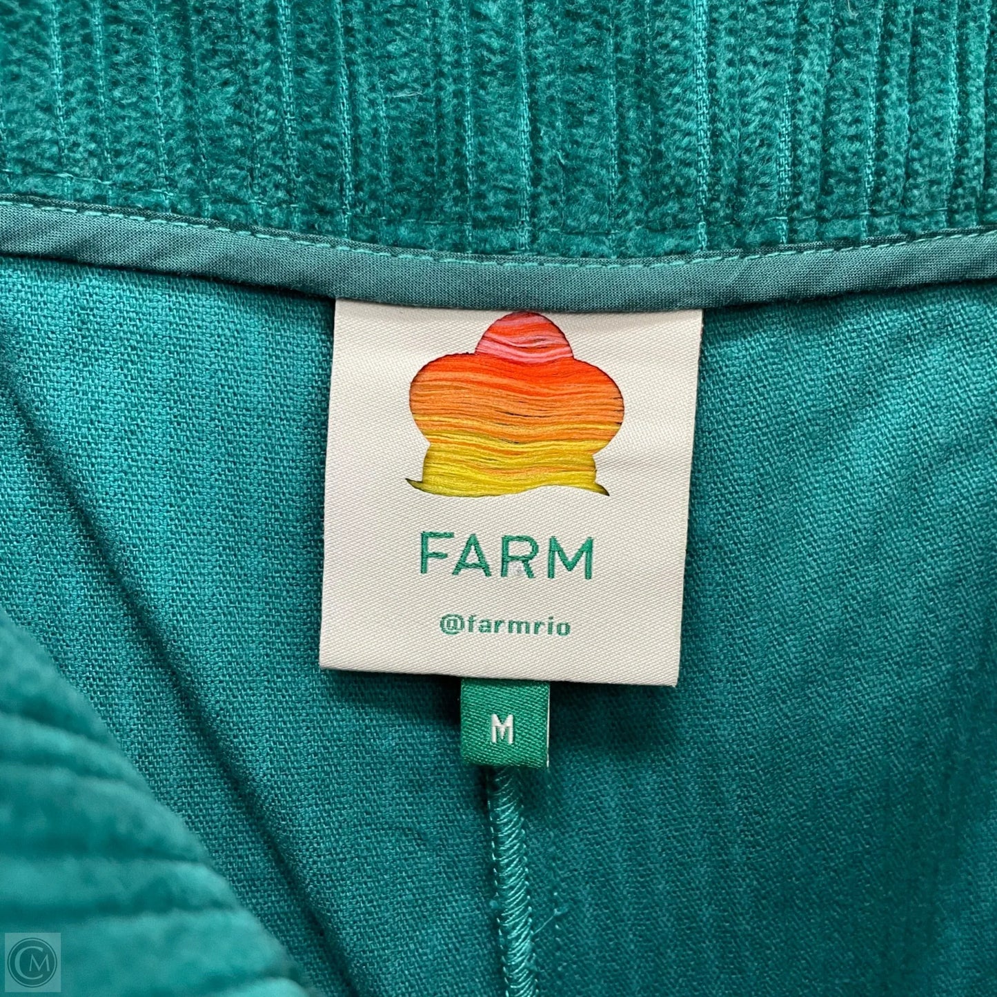 Pants Corduroy By Farm Rio In Green, Size: M