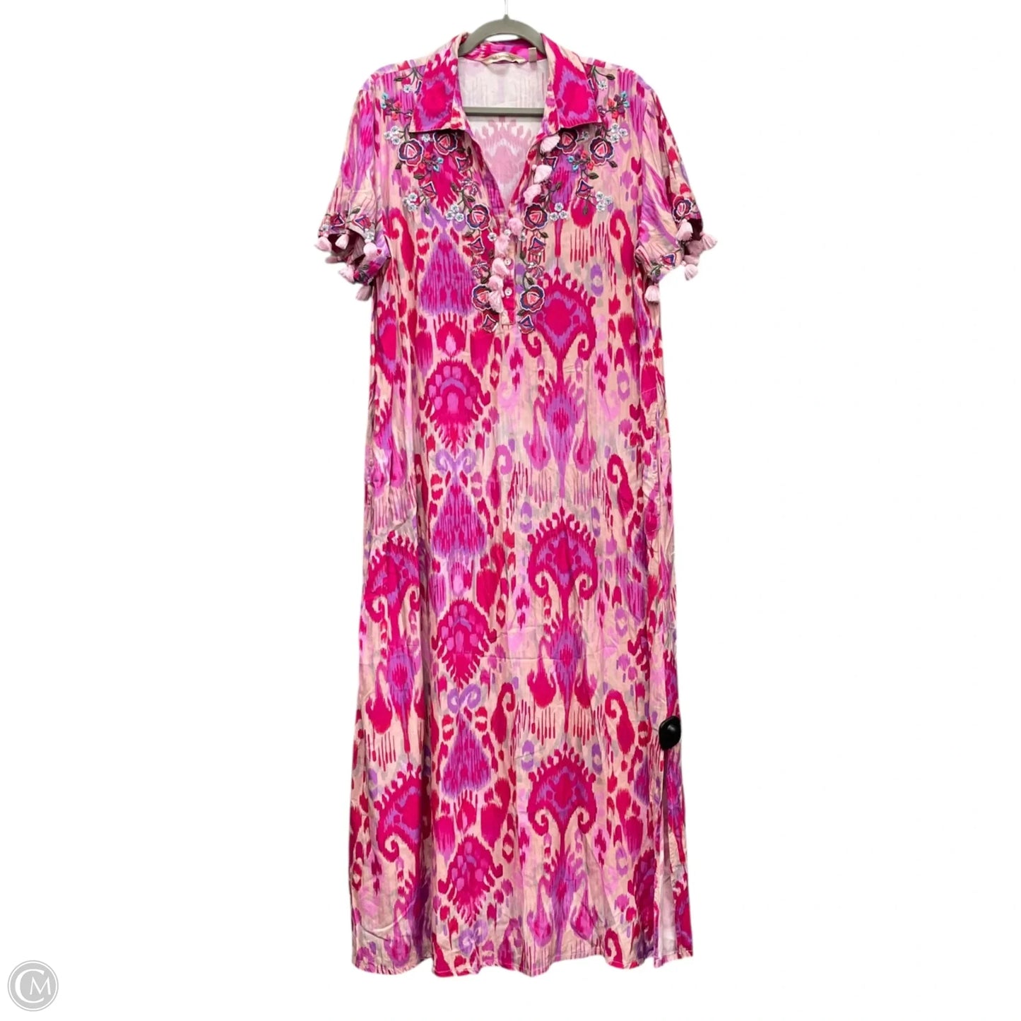 Dress Casual Maxi By Soft Surroundings In Pink & Purple, Size: L