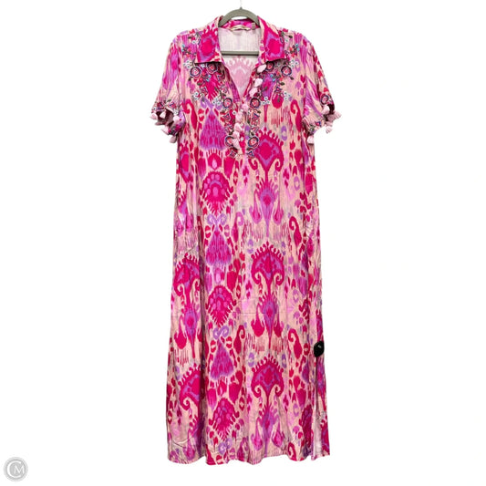 Dress Casual Maxi By Soft Surroundings In Pink & Purple, Size: L