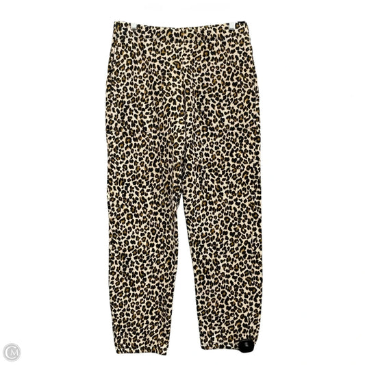 Pants Lounge By Velvet By Graham & Spencer In Animal Print, Size: M