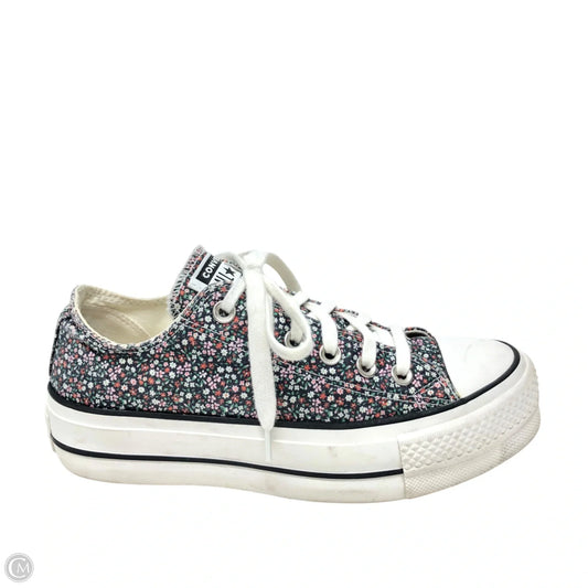 Shoes Sneakers Platform By Converse In Floral Print, Size: 6.5