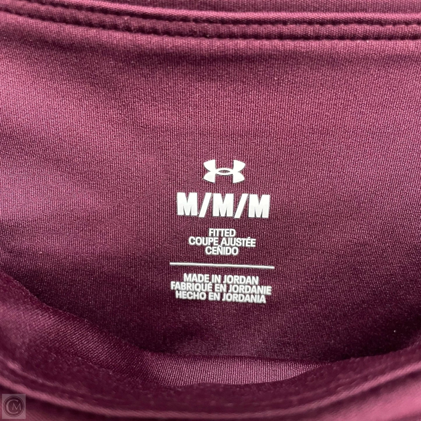 Athletic Leggings By Under Armour In Purple, Size: M