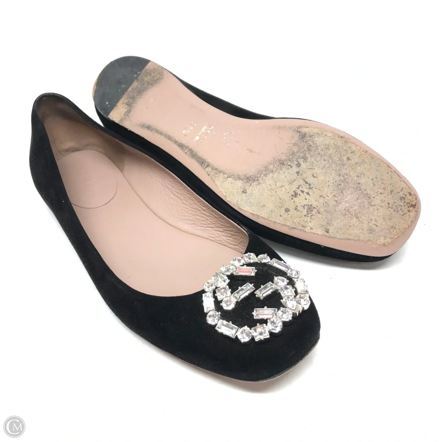 Shoes Luxury Designer By Gucci In Black, Size: 6