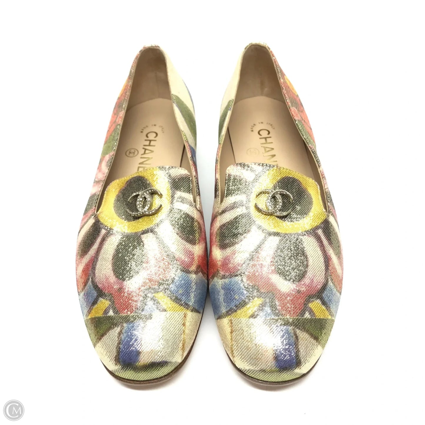 Shoes Luxury Designer By Chanel In Multi-colored, Size: 6