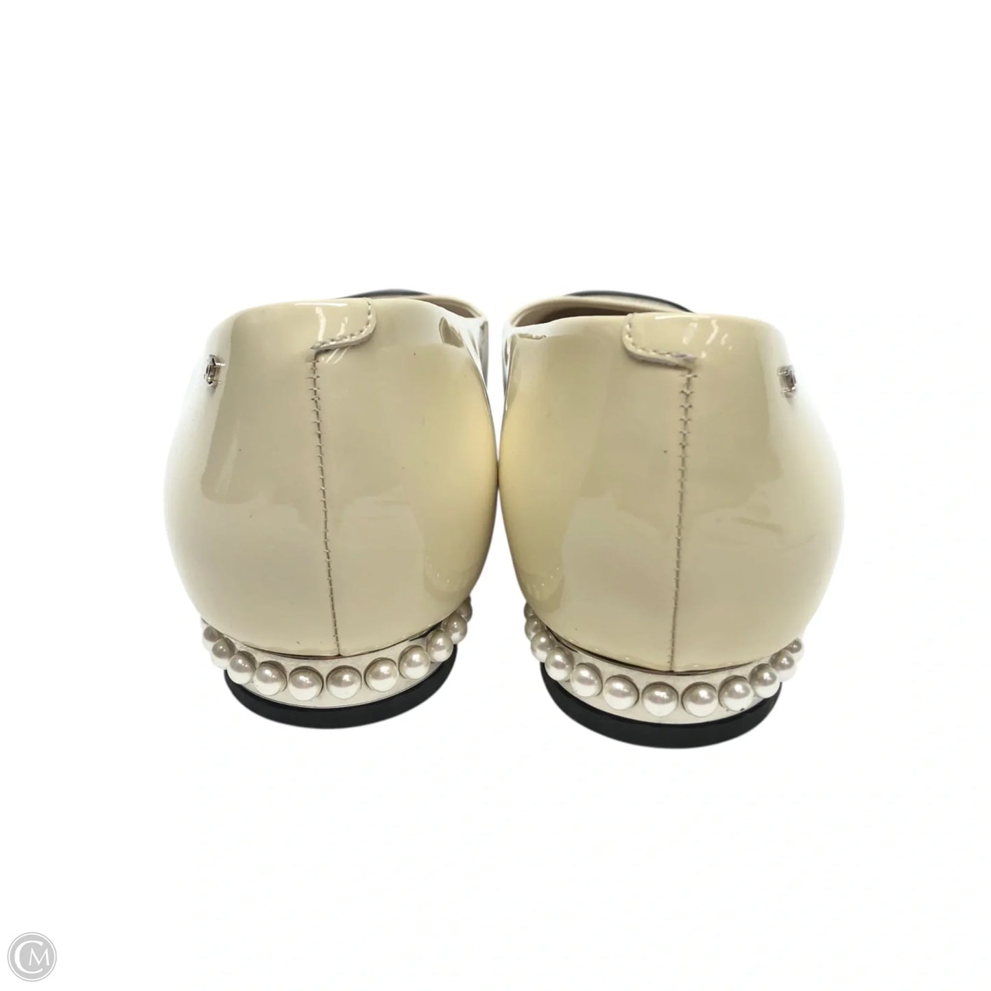 Shoes Luxury Designer By Chanel In Cream, Size: 6