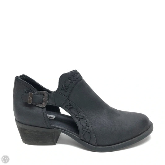 Boots Ankle Heels By Not Rated In Black, Size: 8.5