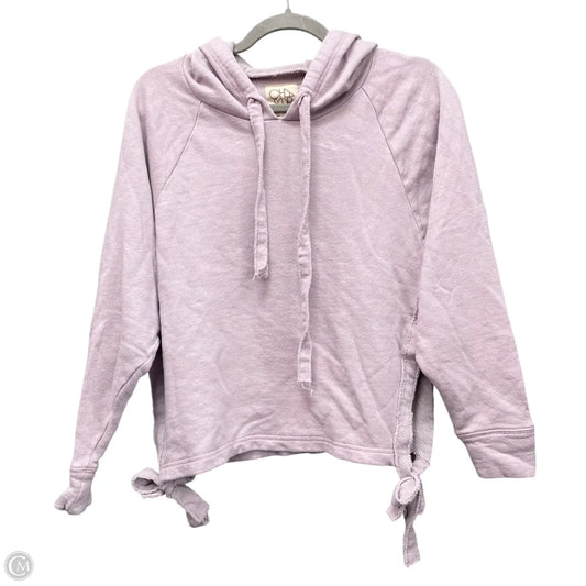 Sweatshirt Hoodie By Chaser In Purple, Size: S