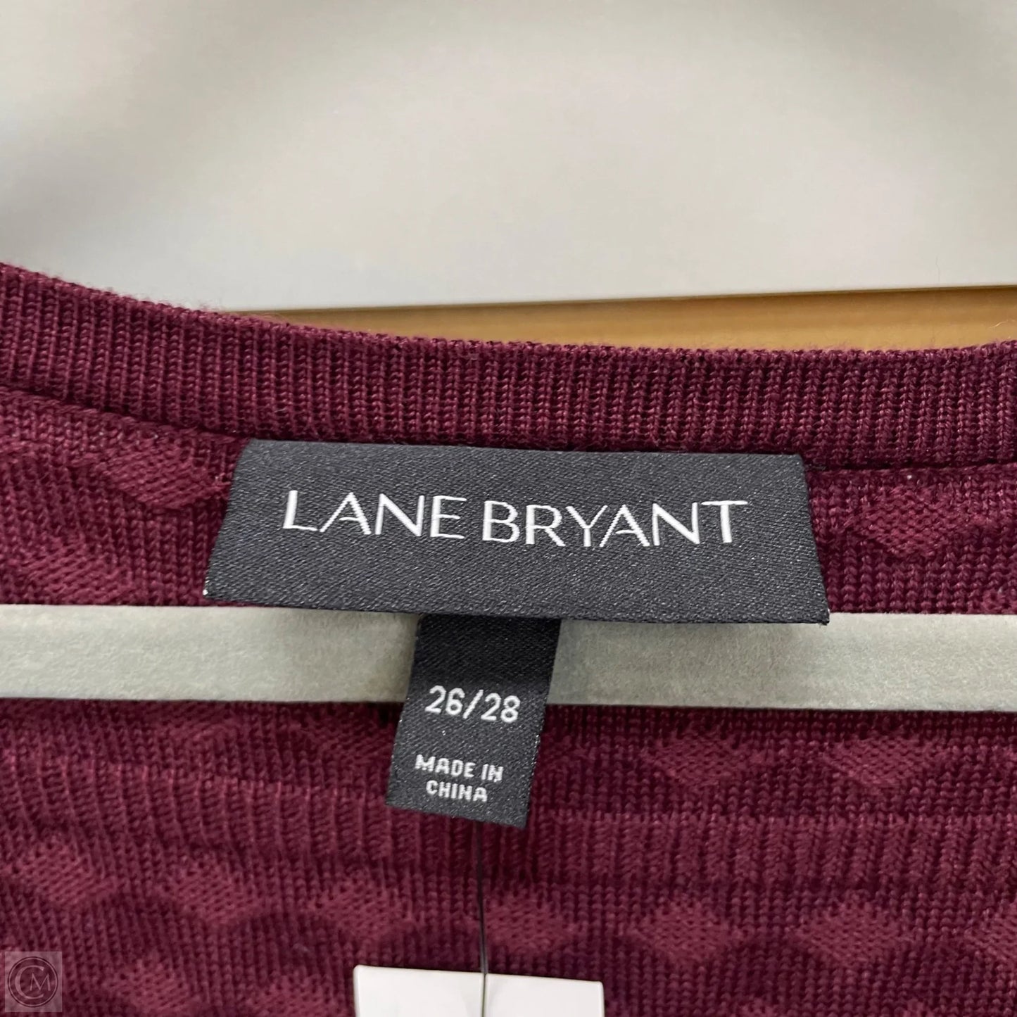 Dress Casual Midi By Lane Bryant In Maroon, Size: 3x