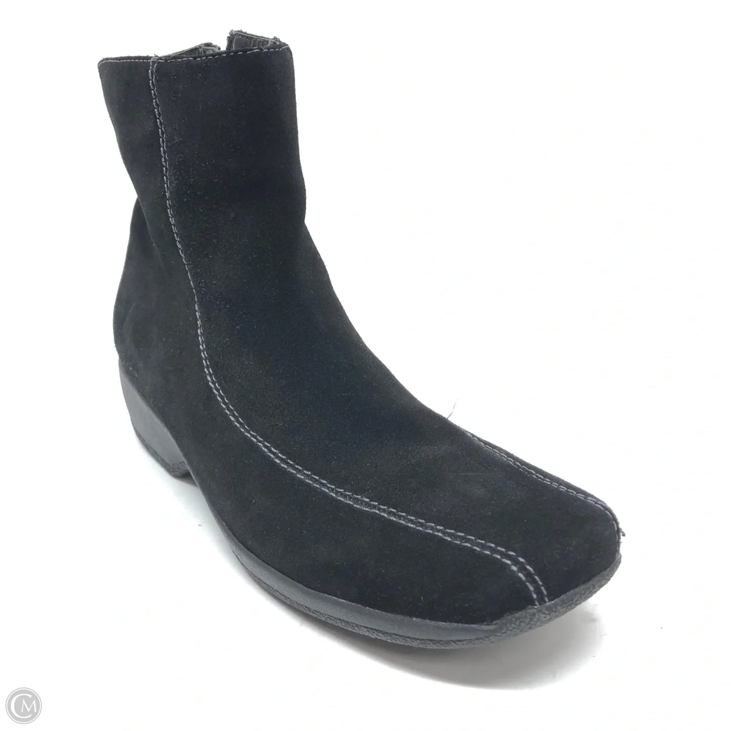 Boots Ankle Heels By Clarks In Black, Size: 10