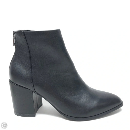 Boots Ankle Heels By Steve Madden In Black, Size: 6