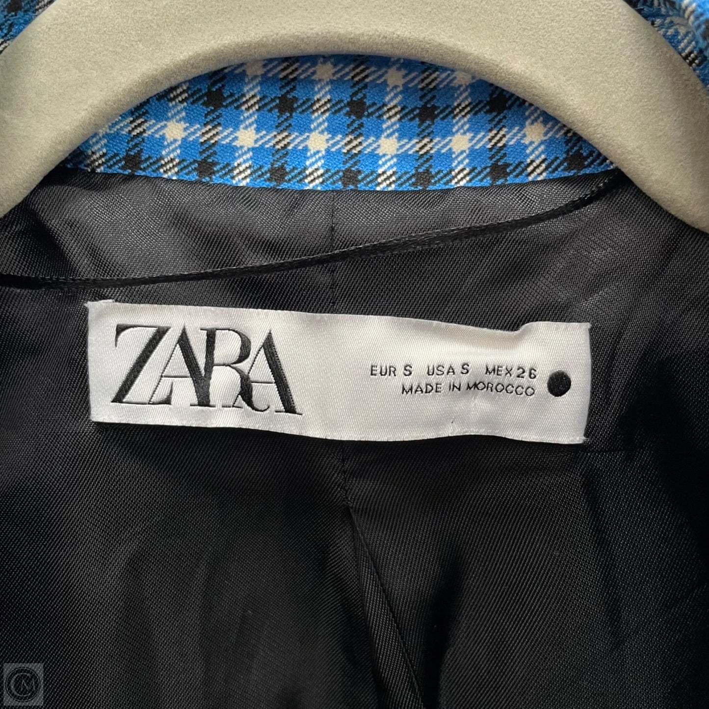 Skirt Suit 2pc By Zara In Blue & White, Size: Xs