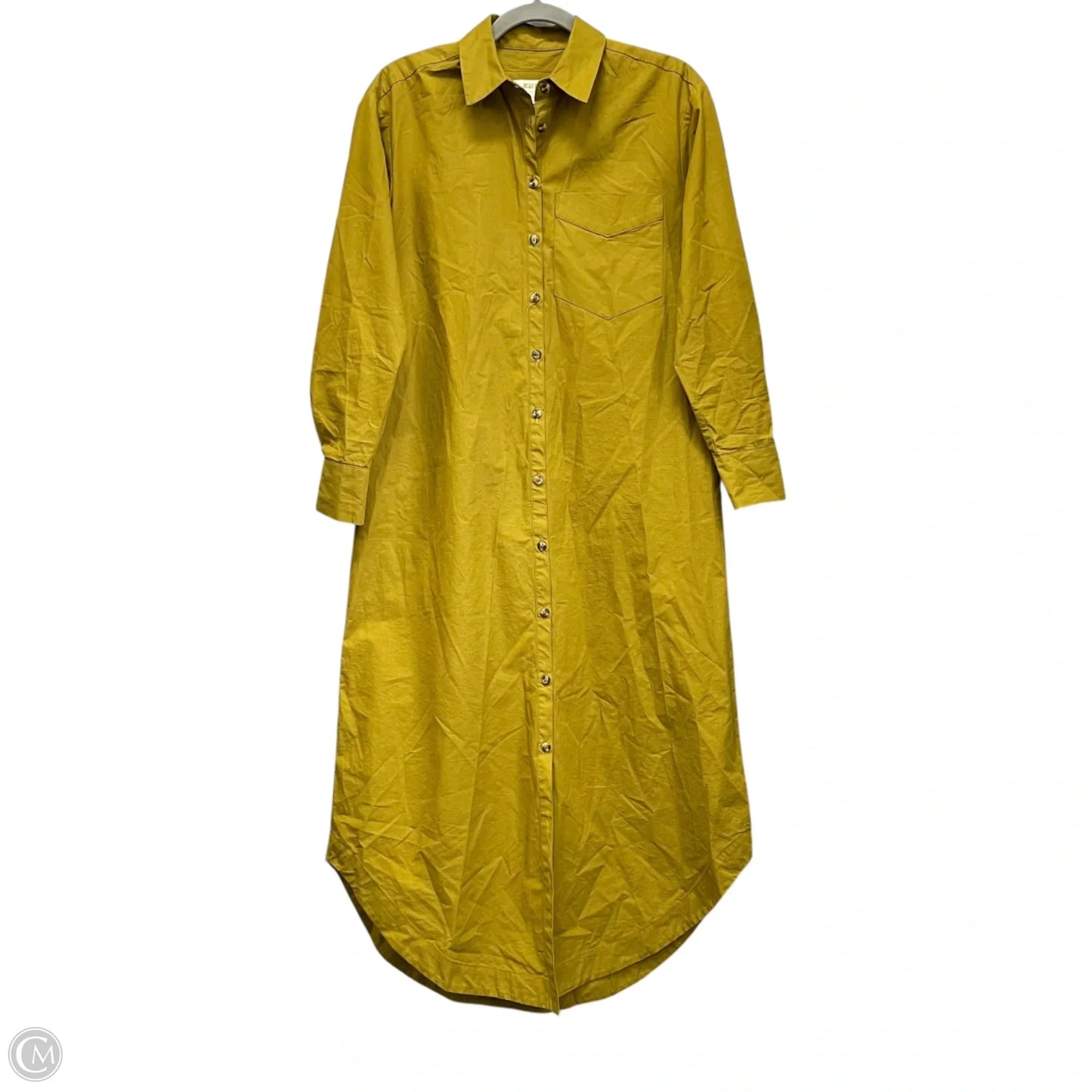 Dress Casual Midi By Maeve In Chartreuse, Size: Xs
