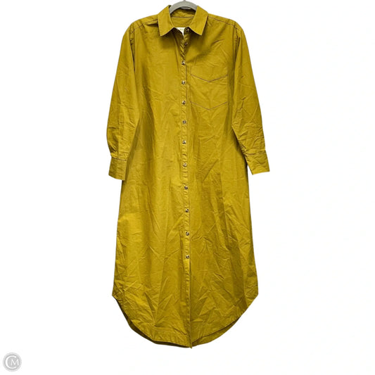 Dress Casual Midi By Maeve In Chartreuse, Size: Xs