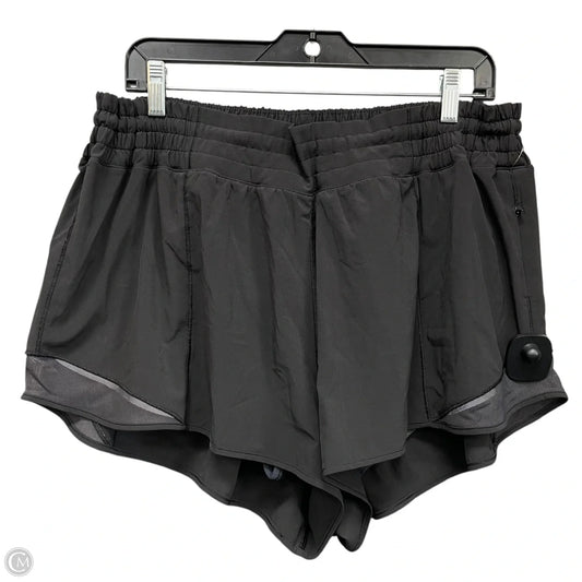 Athletic Shorts By Lululemon In Black, Size: 18