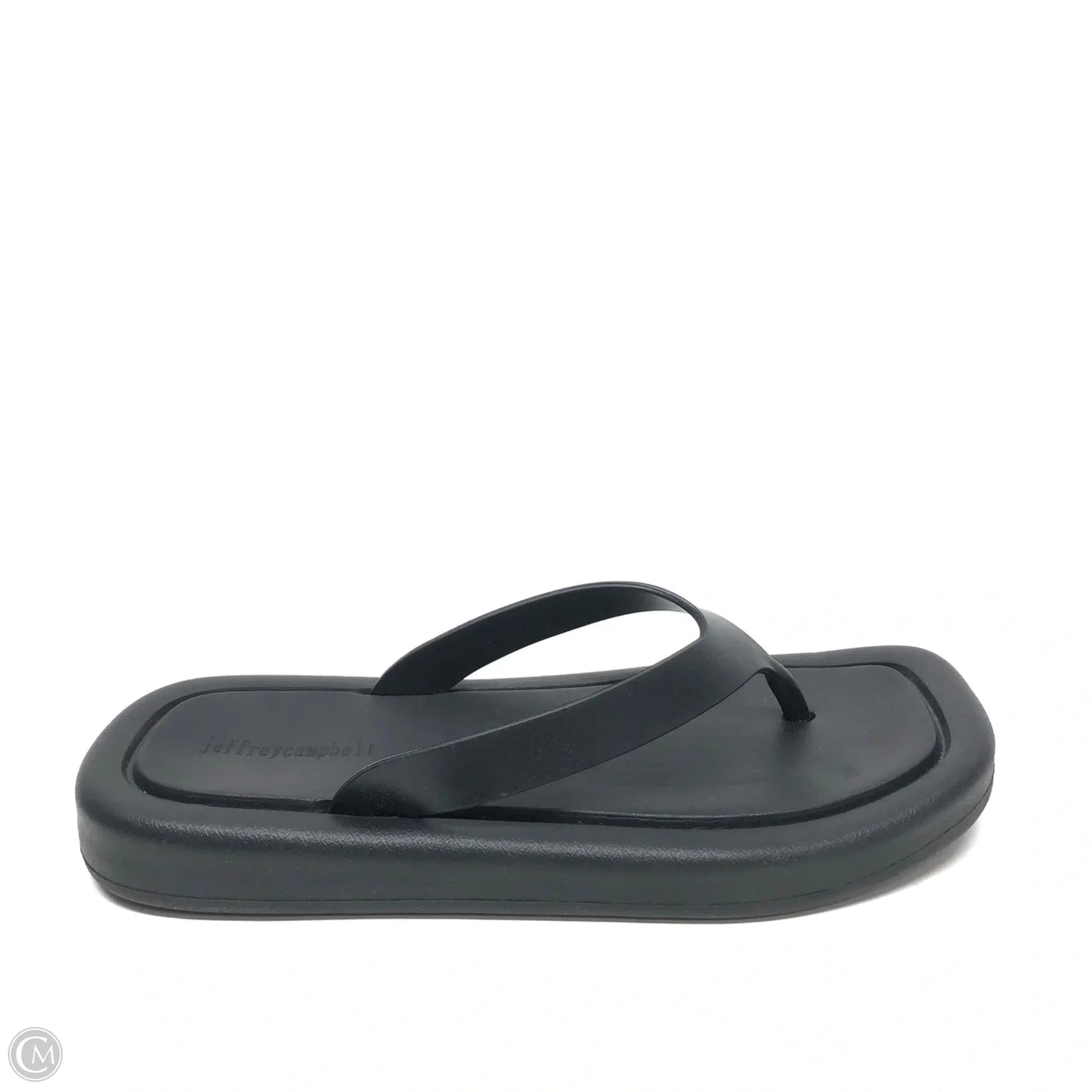 Sandals Flip Flops By Jeffrey Campbell In Black, Size: 8