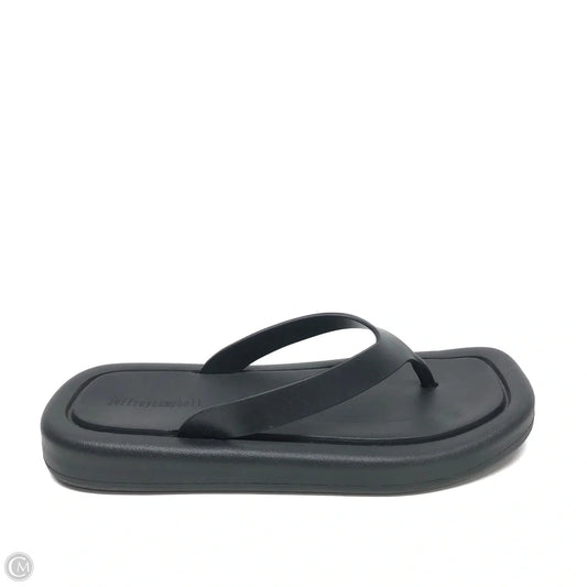 Sandals Flip Flops By Jeffrey Campbell In Black, Size: 8