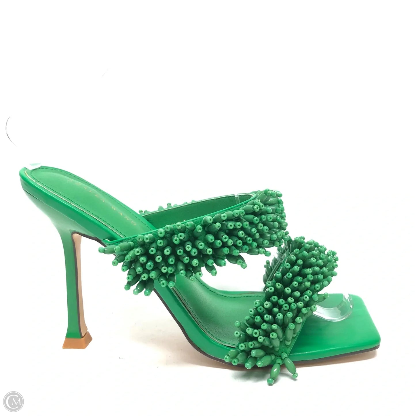 Sandals Heels Stiletto By Azalea Wang In Green, Size: 8