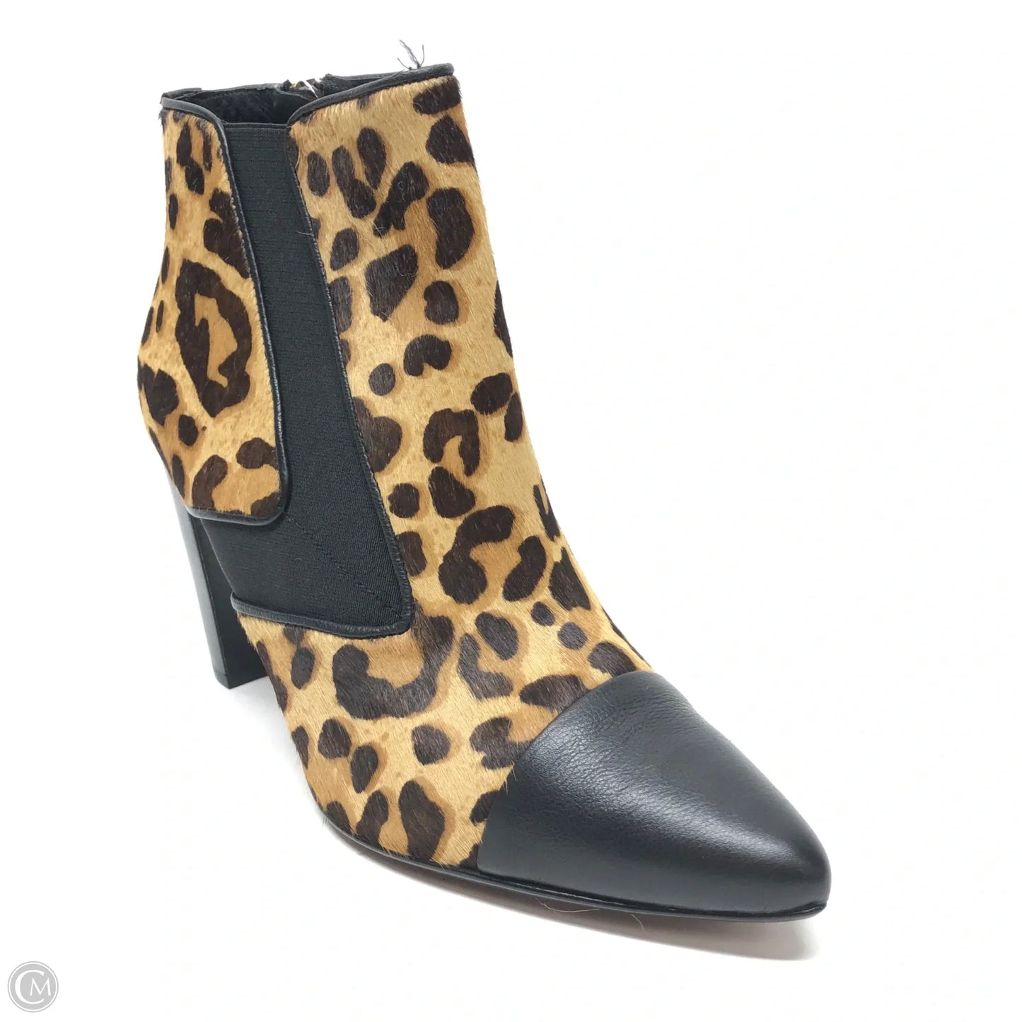 Boots Ankle Heels By Donald Pliner In Animal Print, Size: 9