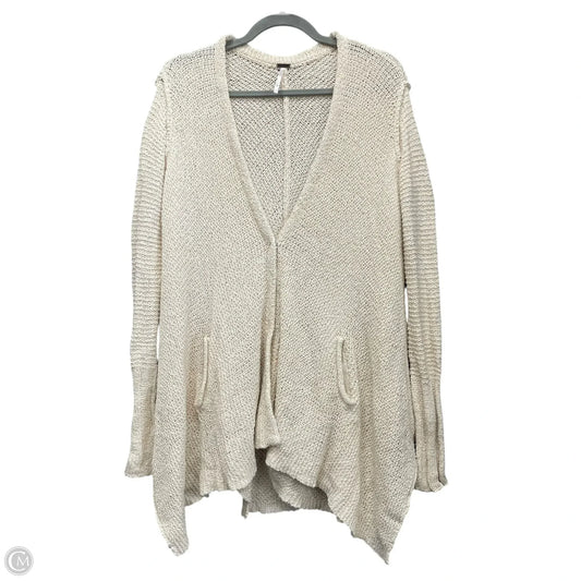 Sweater Cardigan By Free People In Cream, Size: Xs