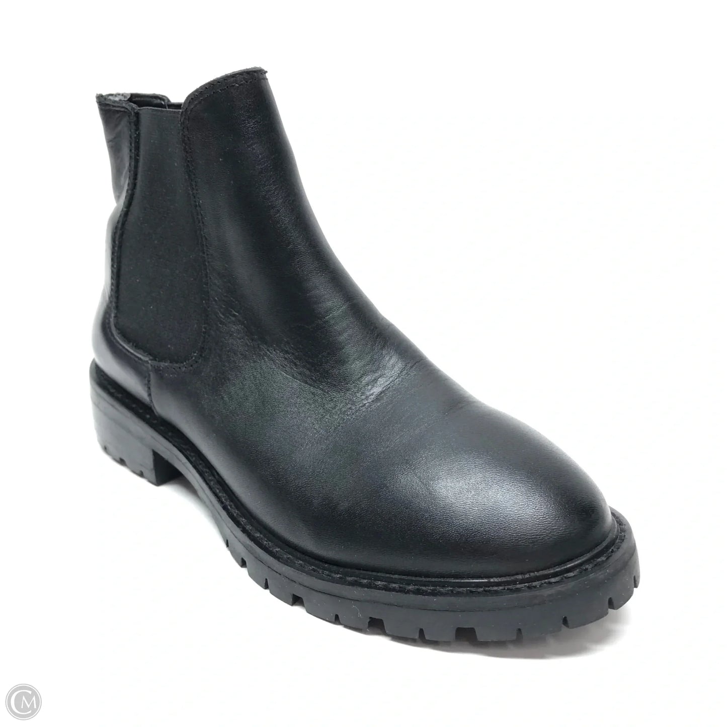 Boots Ankle Heels By Steve Madden In Black, Size: 6.5