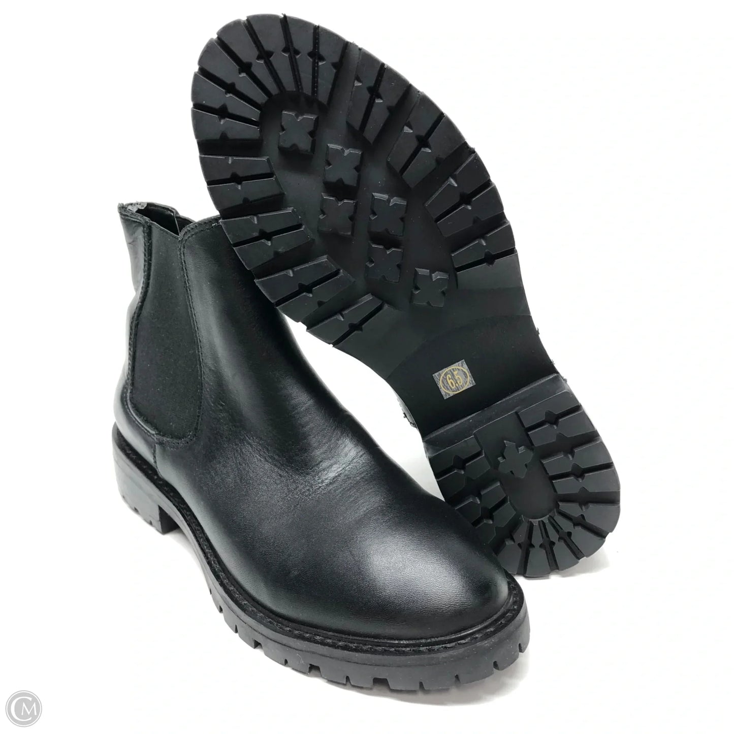 Boots Ankle Heels By Steve Madden In Black, Size: 6.5