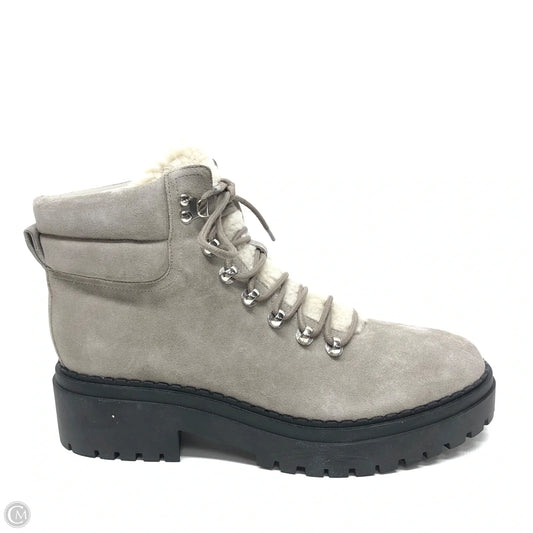 Boots Leather By Marc Fisher In Grey, Size: 10