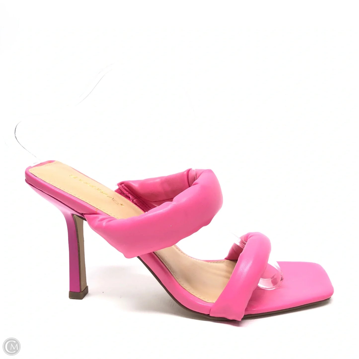 Sandals Heels Stiletto By Shoedazzle In Pink, Size: 10