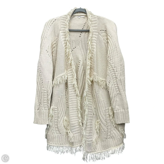 Sweater Cardigan By Tularosa In Cream, Size: S