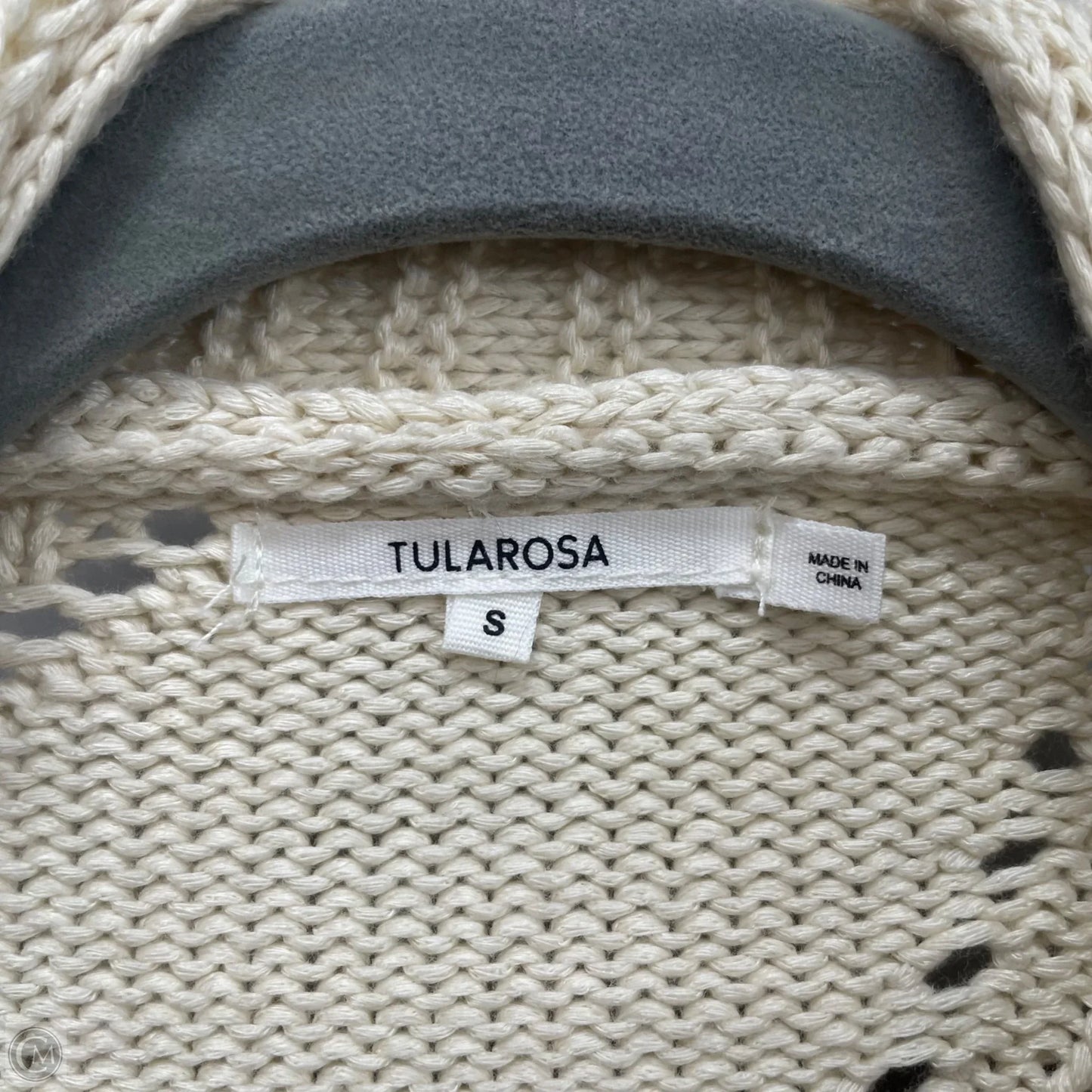 Sweater Cardigan By Tularosa In Cream, Size: S