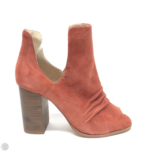 Boots Ankle Heels By Cmc In Red, Size: 7.5