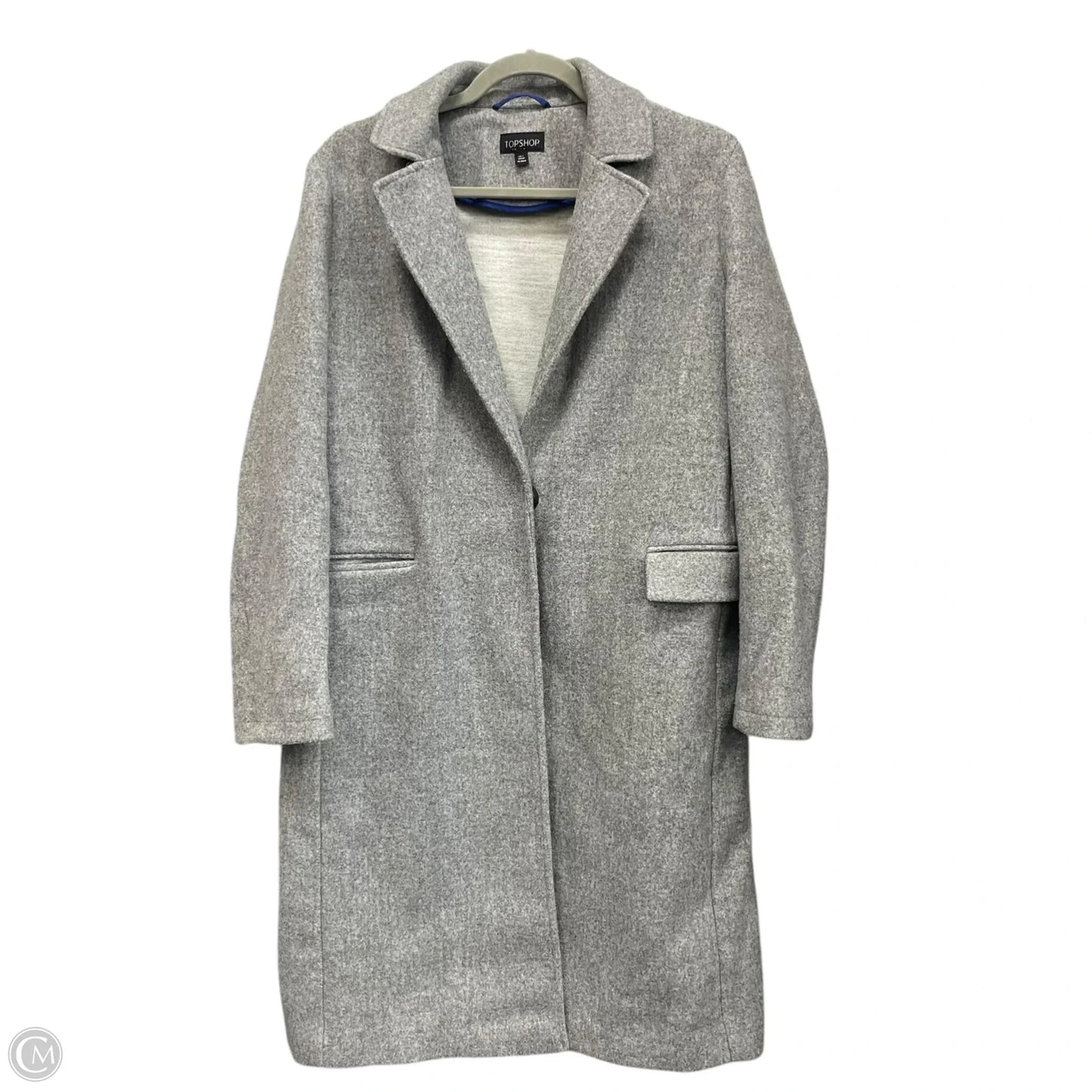 Coat Other By Topshop In Grey, Size: 8