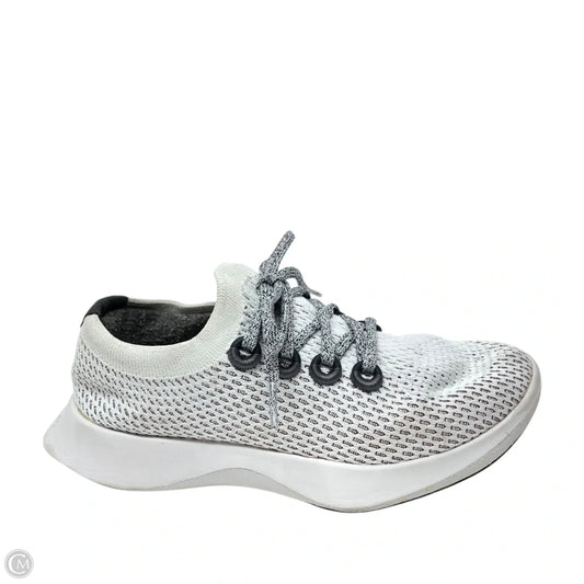 Shoes Sneakers By Allbirds In Grey & White, Size: 7