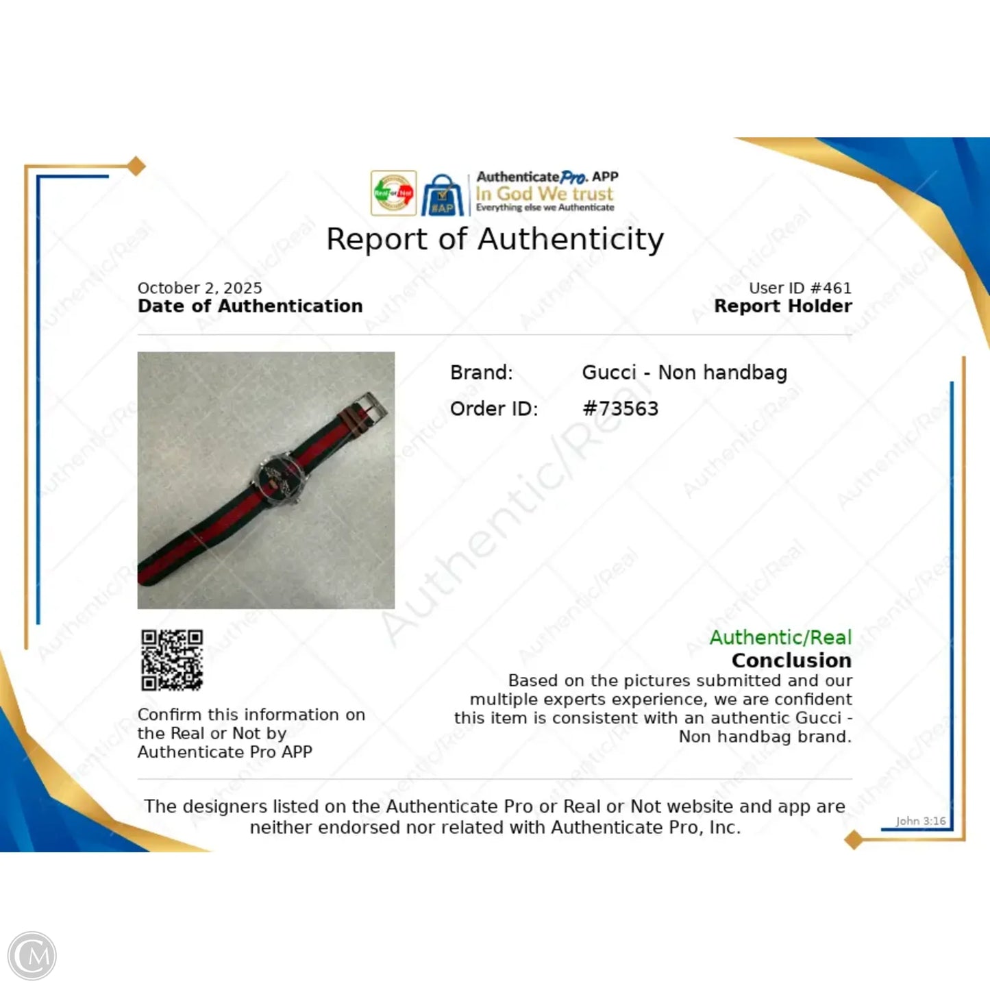 Watch Luxury Designer By Gucci